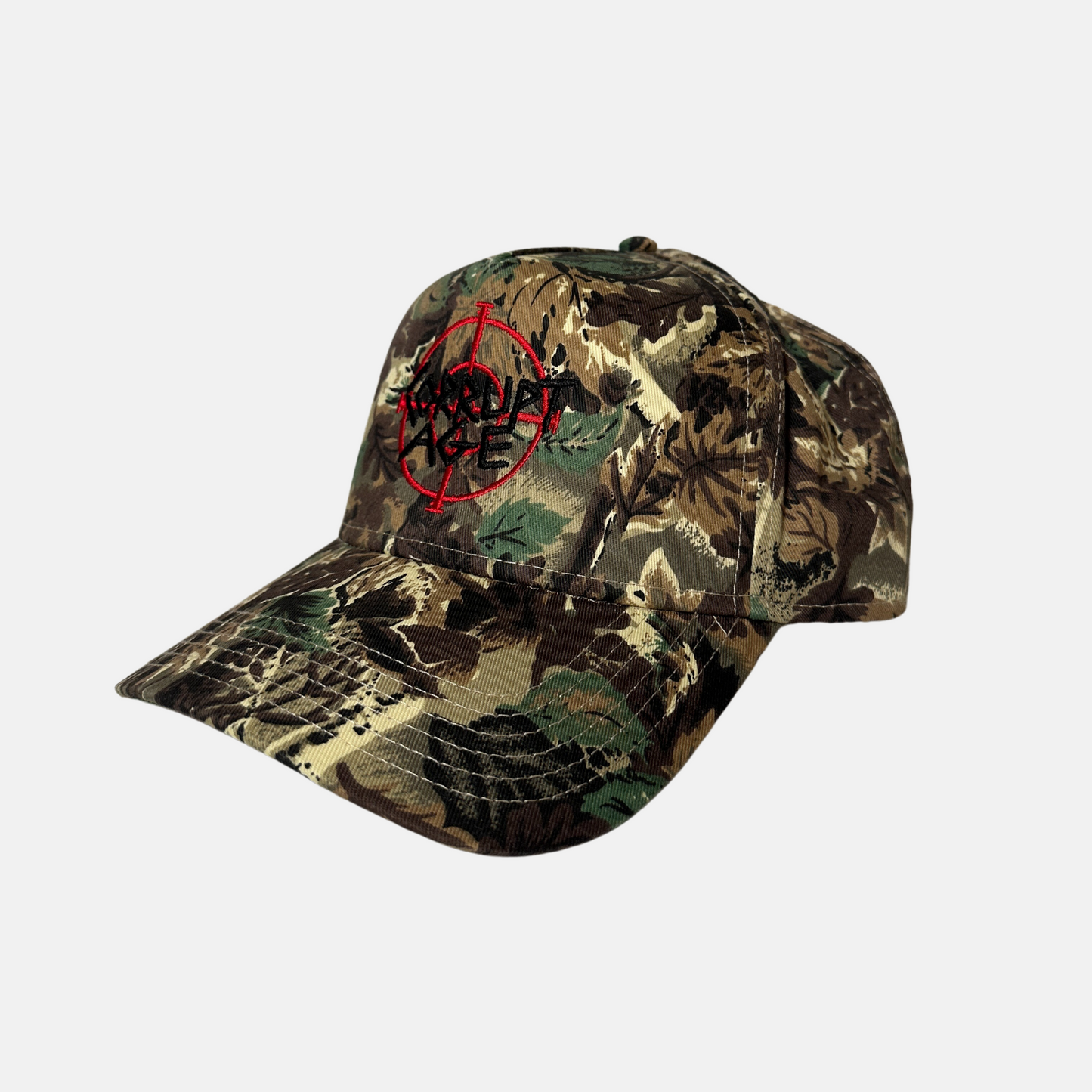 Woodland Camo 6-Panel Hat